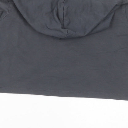 Select Girls Grey  Cotton Pullover Hoodie Size 14 Years   - new york