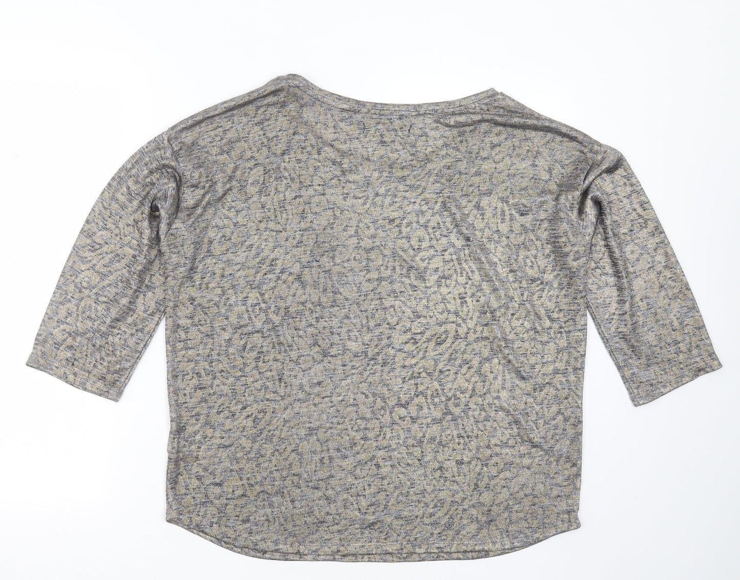 Womens UK Size 14 NEXT Silver Pullover Jumper