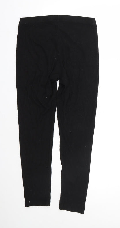 Womens UK Size 12 ASOS Regular Fit Jogger Black Trousers