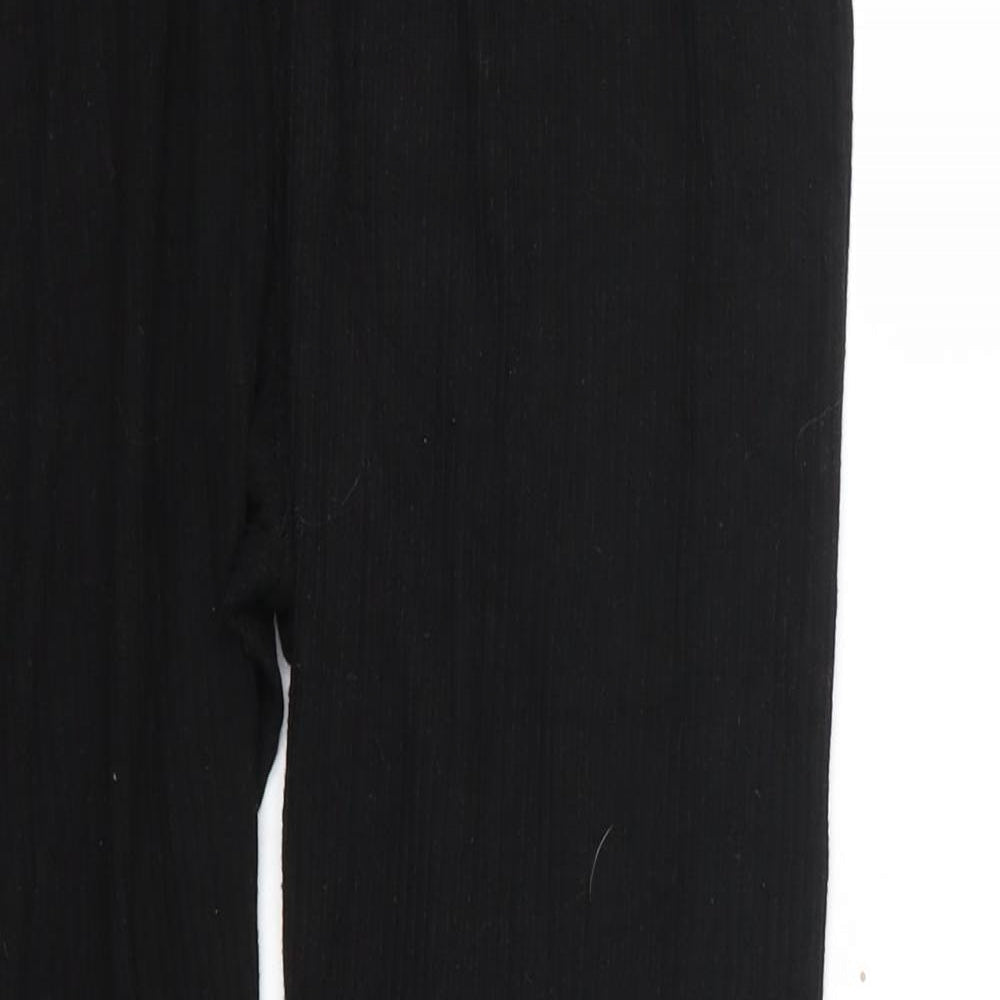 Womens UK Size 12 ASOS Regular Fit Jogger Black Trousers