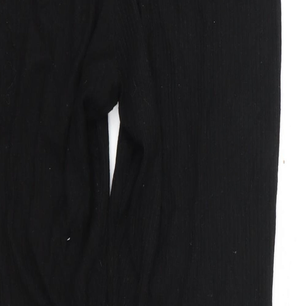 Womens UK Size 12 ASOS Regular Fit Jogger Black Trousers