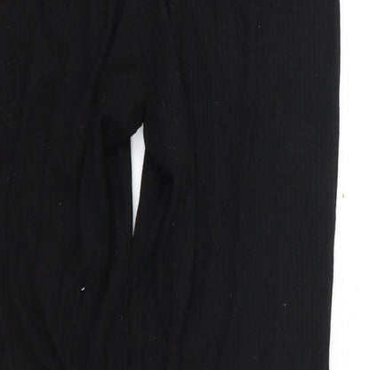 Womens UK Size 12 ASOS Regular Fit Jogger Black Trousers