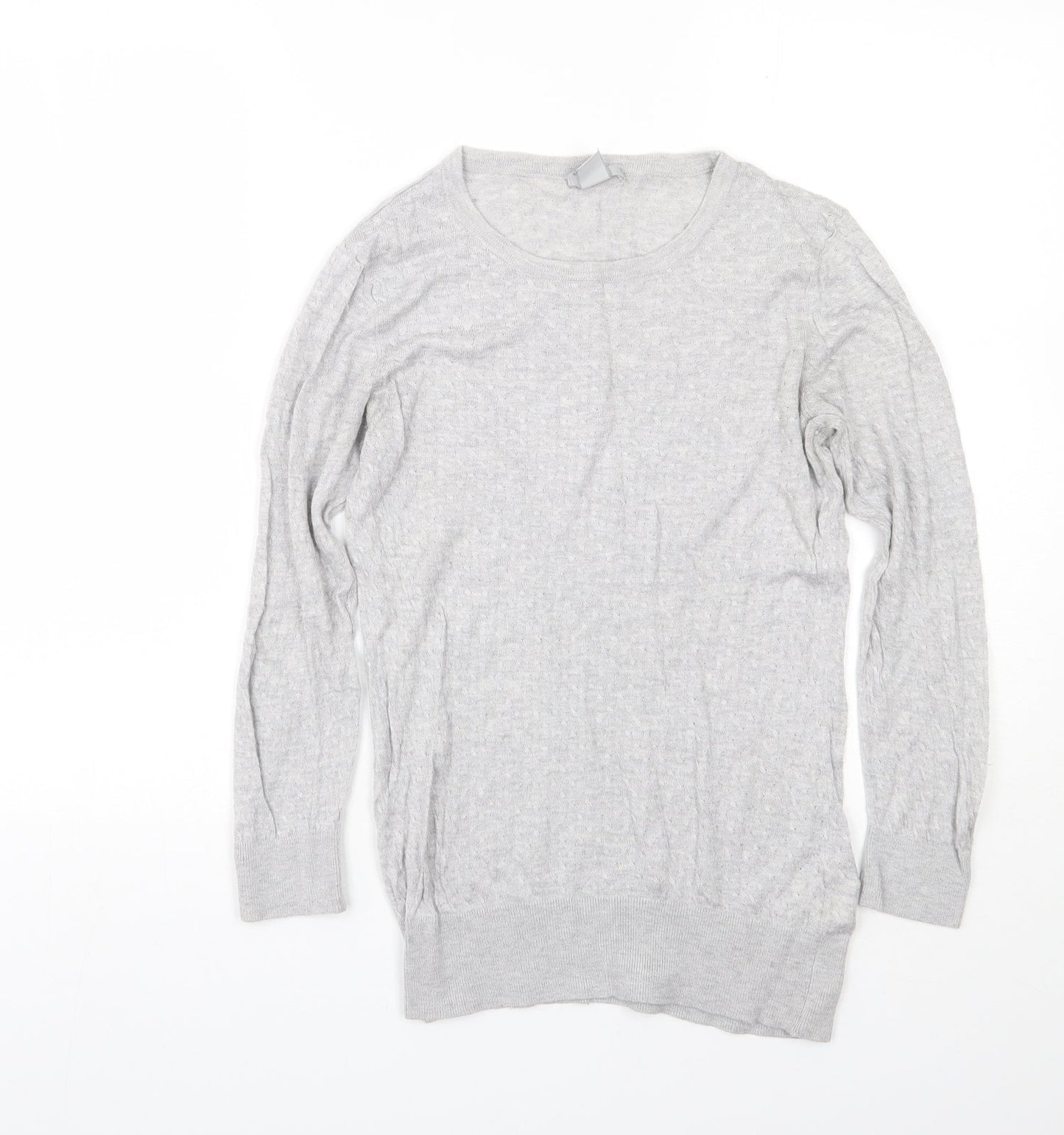 Womens UK Size M H&M Grey Pullover Jumper