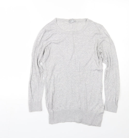 Womens UK Size M H&M Grey Pullover Jumper