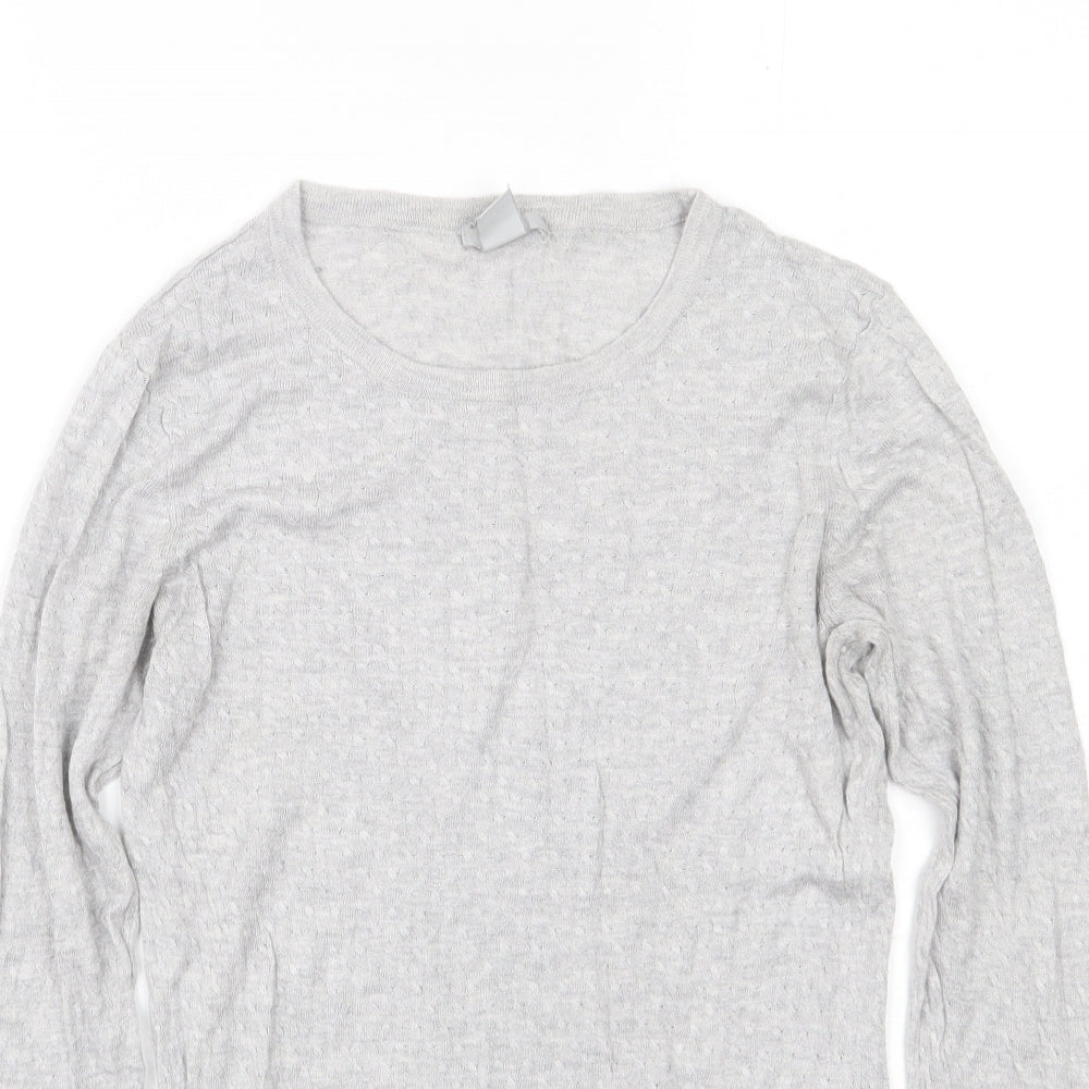 Womens UK Size M H&M Grey Pullover Jumper