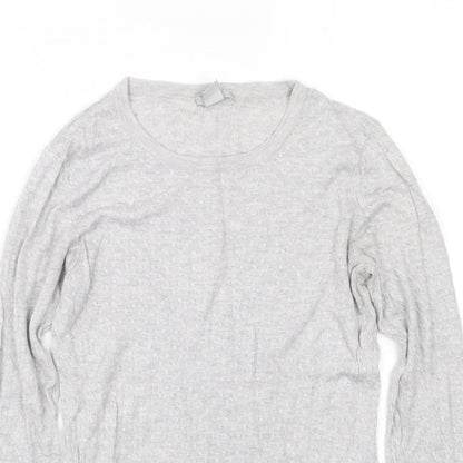 Womens UK Size M H&M Grey Pullover Jumper