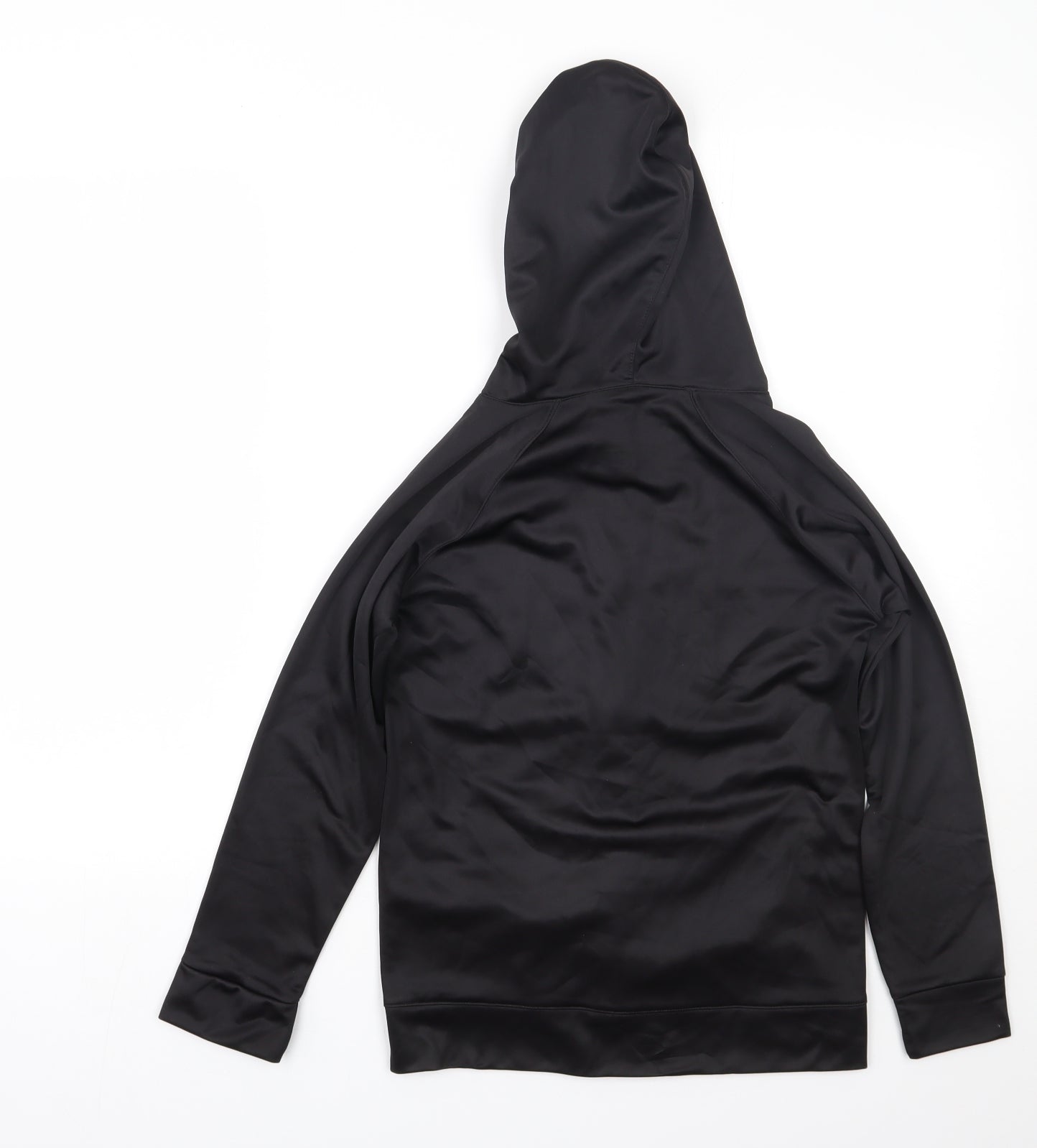 Leisure Club Boys Black  Polyester Full Zip Hoodie Size 9-10 Years  Zip