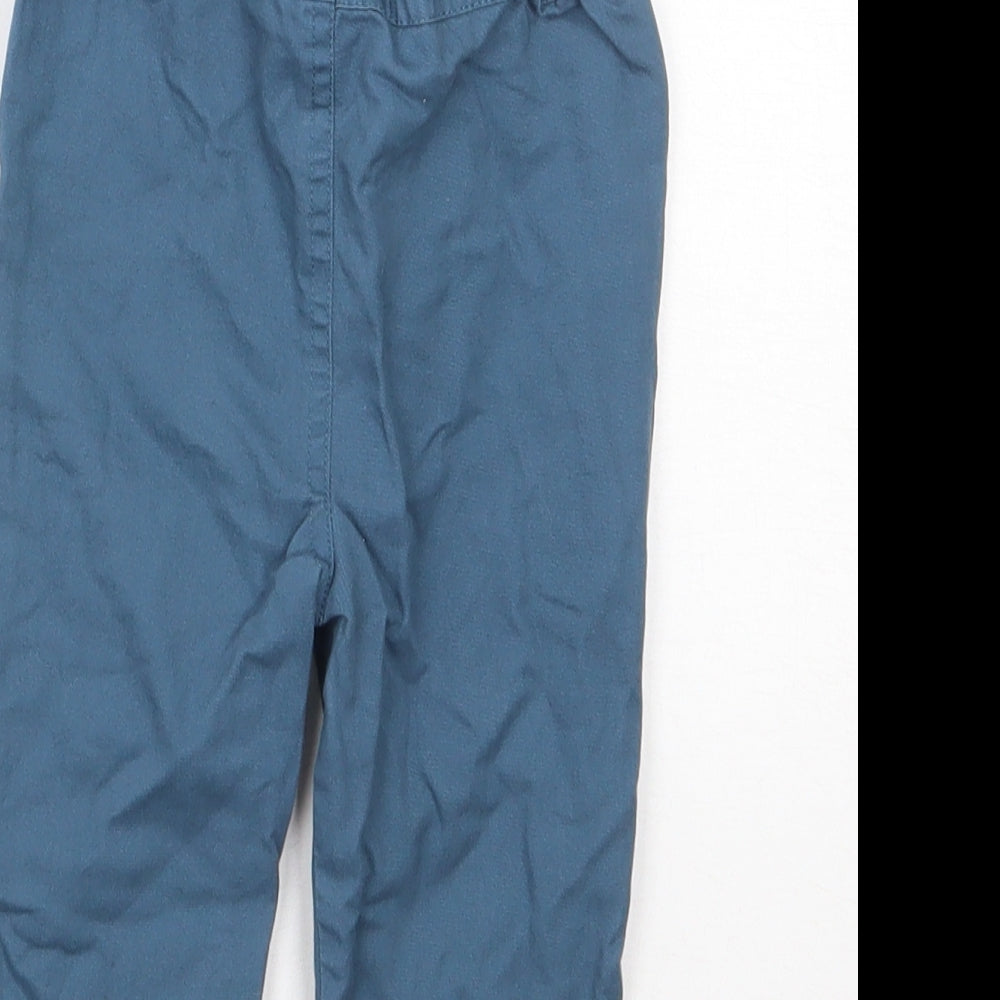 TU Boys Blue  Cotton Capri Trousers Size 9-12 Months