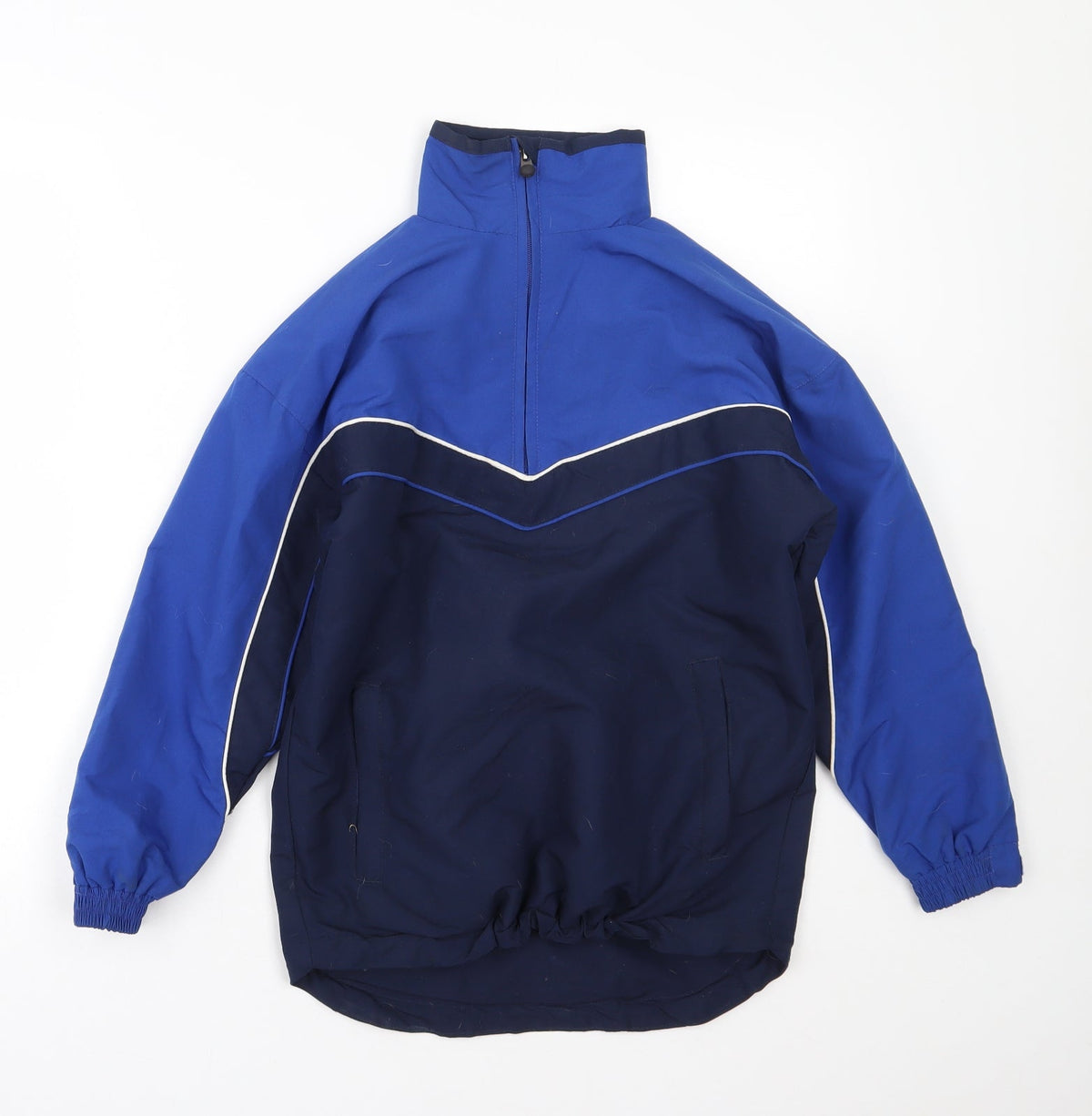 Additional front view of Banner Sport boys’ blue basic coat coat, size 9-10, years