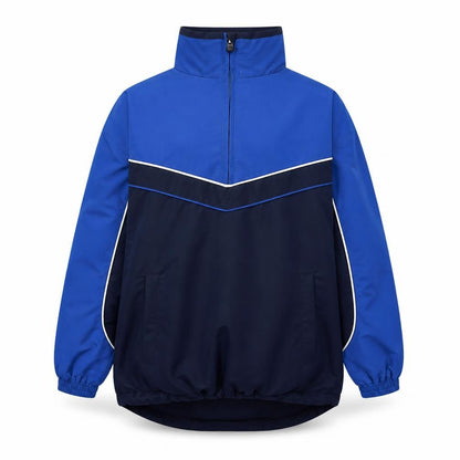 Front view of Banner Sport boys’ blue basic coat coat, size 9-10, years