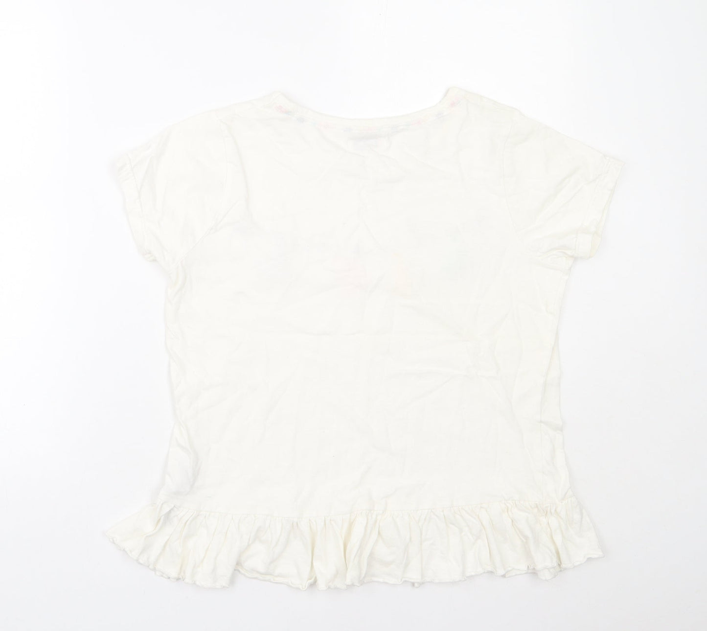 Avon Womens Pink  Cotton Basic T-Shirt Size 12 Round Neck