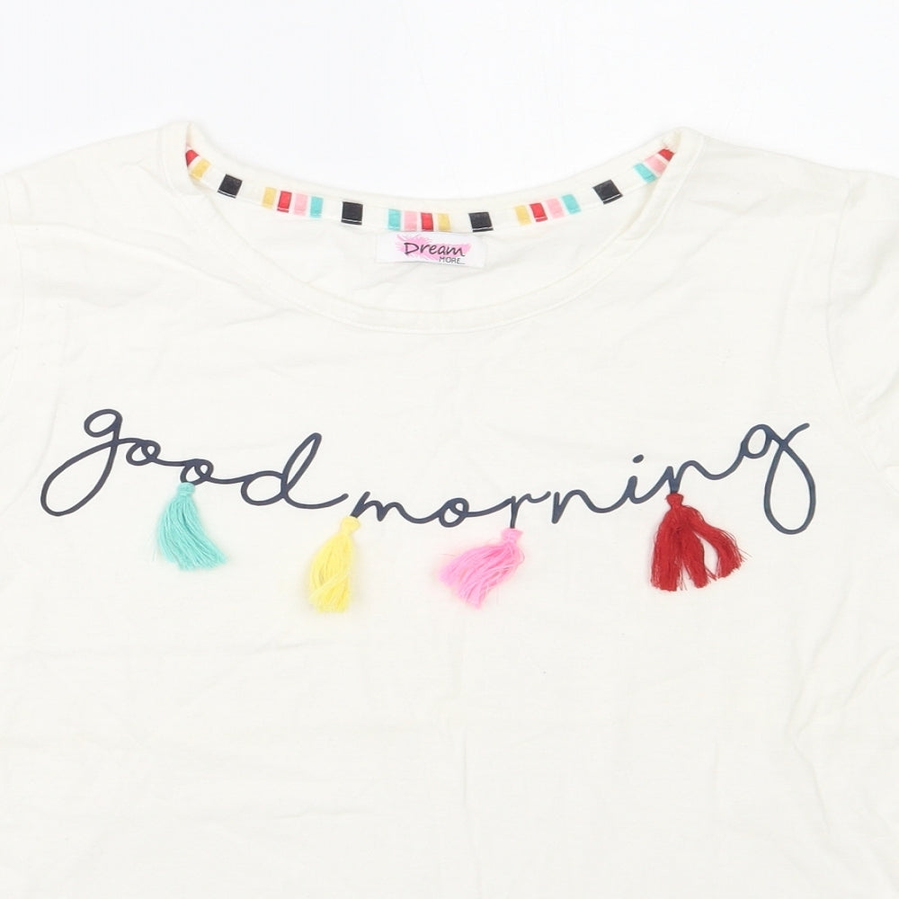 Avon Womens Pink  Cotton Basic T-Shirt Size 12 Round Neck