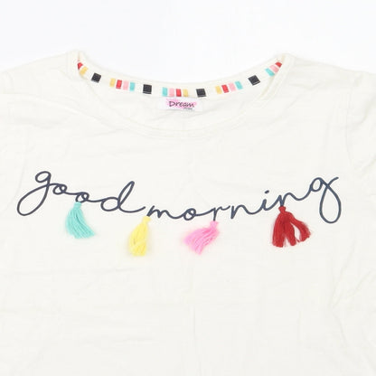 Avon Womens Pink  Cotton Basic T-Shirt Size 12 Round Neck