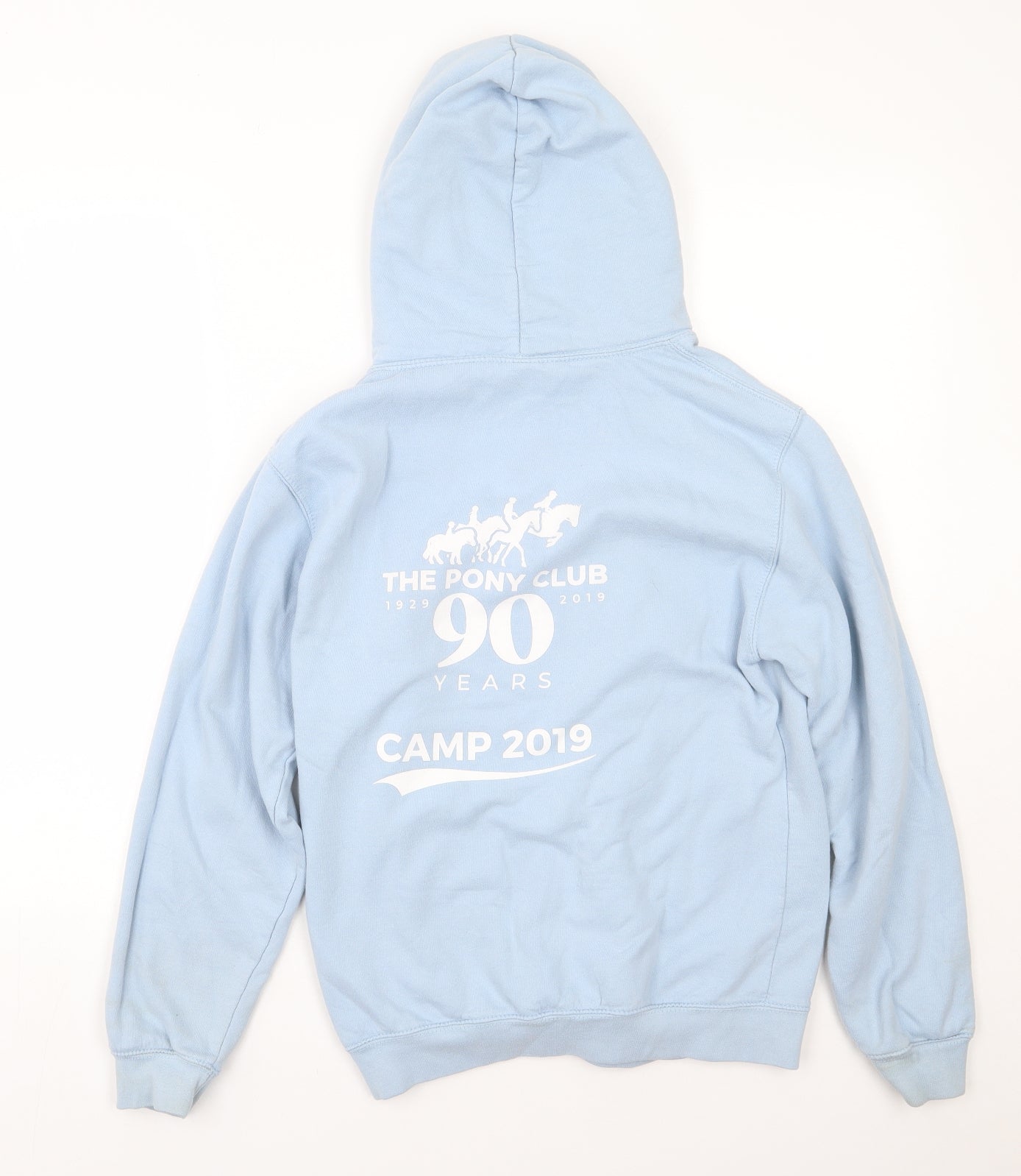 AWD Womens Blue  Cotton Pullover Hoodie Size S   - Pony