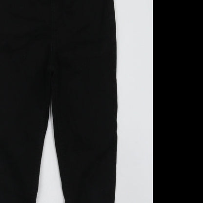 Matalan Girls Black  Cotton Jegging Trousers Size 9 Months  Regular