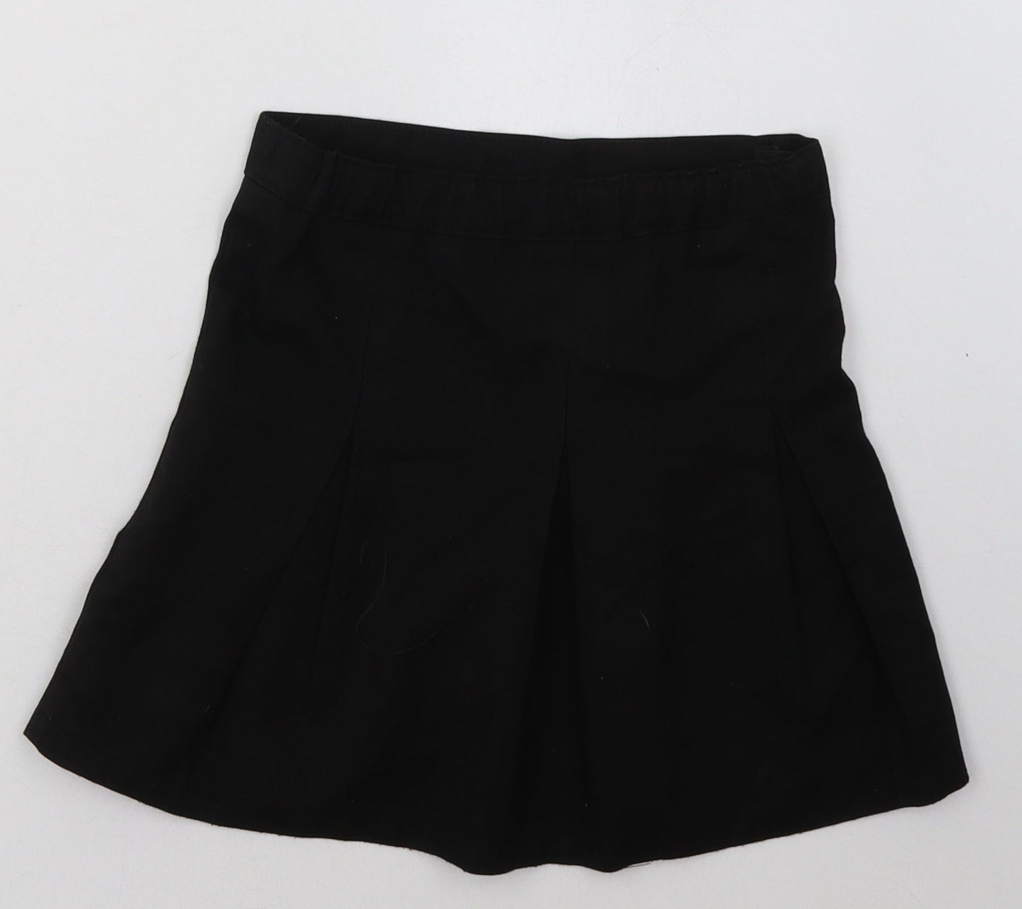 aldi Girls Black  Polyester A-Line Skirt Size 3-4 Years  Regular  - School Wear