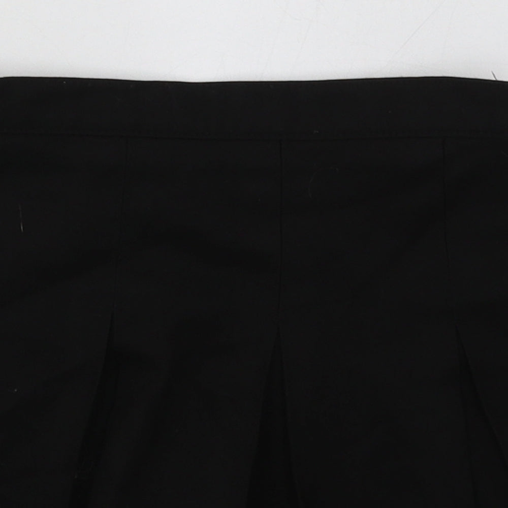 aldi Girls Black  Polyester A-Line Skirt Size 3-4 Years  Regular  - School Wear