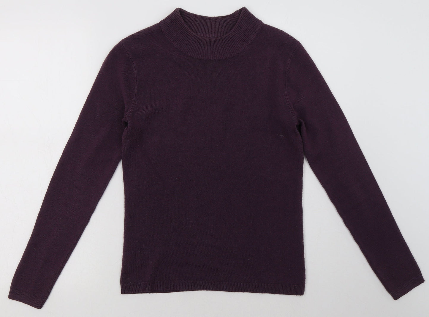 Matalan Womens Purple  Acrylic Pullover Sweatshirt Size 8  Pullover