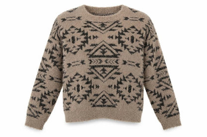 Womens UK Size 12 Marks and Spencer Brown Pullover Sweatshirt