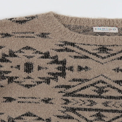 Womens UK Size 12 Marks and Spencer Brown Pullover Sweatshirt
