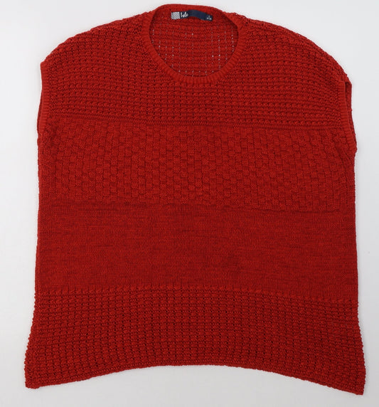 Womens UK Size L EWM Red Pullover Sweatshirt