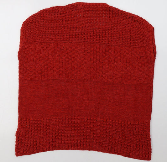 Womens UK Size L EWM Red Pullover Sweatshirt