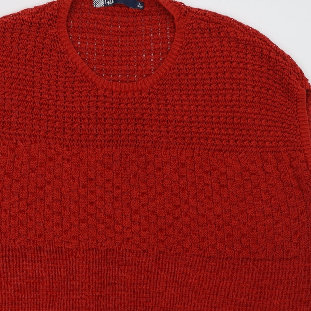 Womens UK Size L EWM Red Pullover Sweatshirt