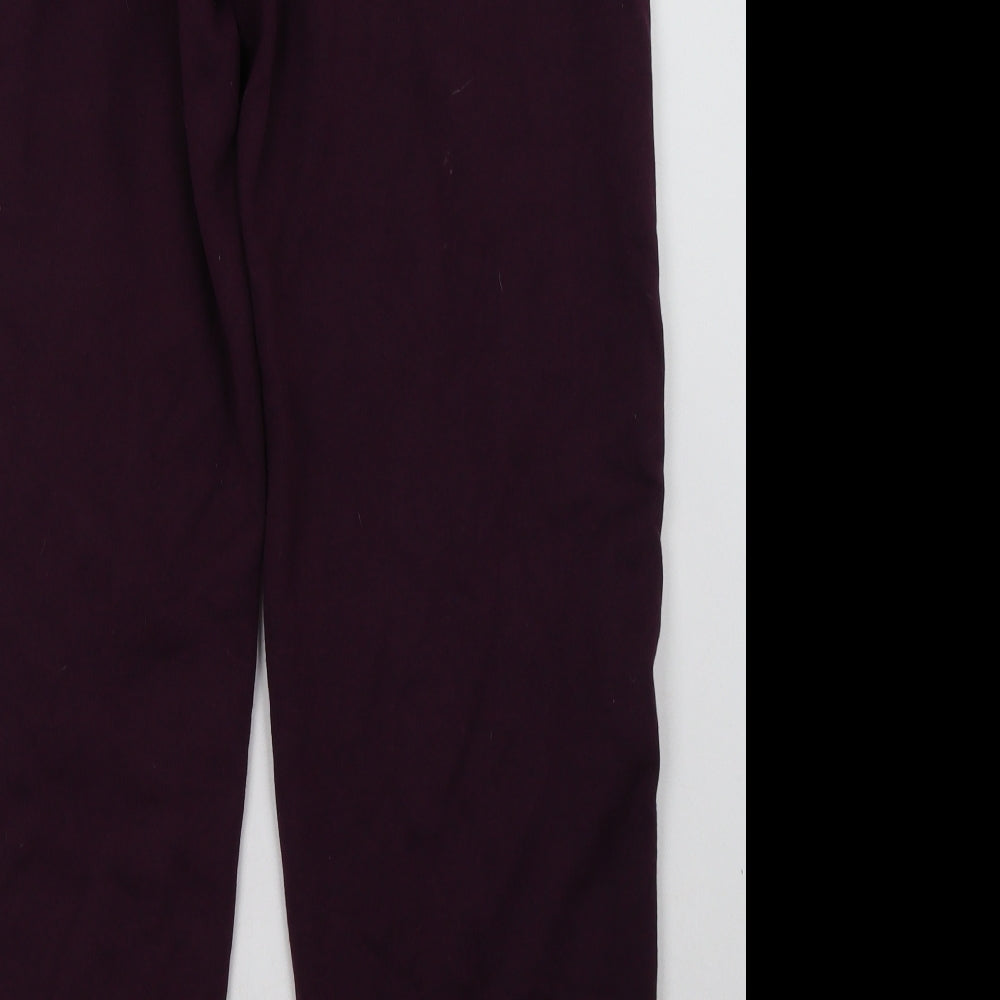 Womens UK Size 12 LA Gear Regular Fit Jogger Purple Trousers