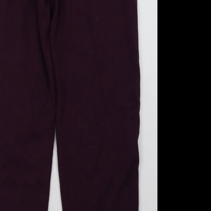 Womens UK Size 12 LA Gear Regular Fit Jogger Purple Trousers
