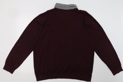 Mens UK Size 2XL Burton Red Pullover Sweatshirt