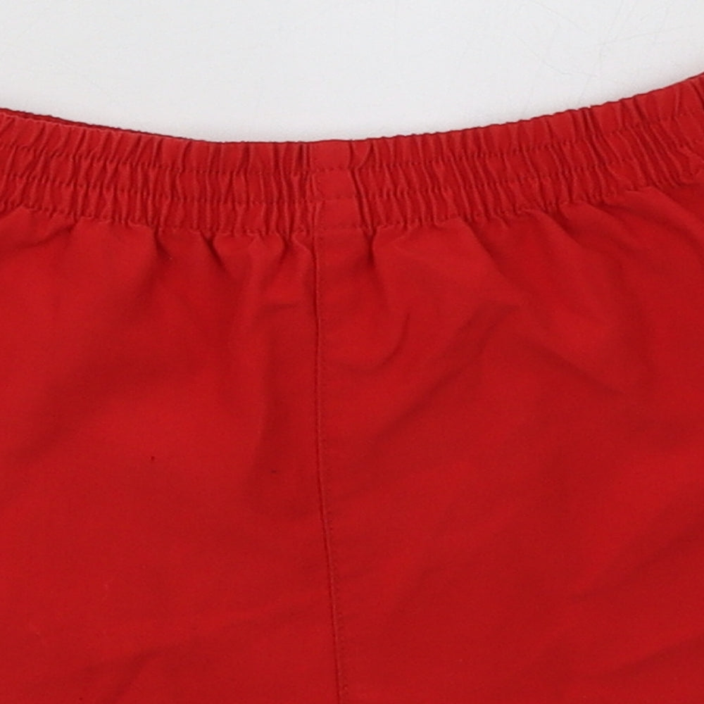 Reebok Boys Red  Polyester Sweat Shorts Size 3-4 Years  Regular  - Liverpool Football Club