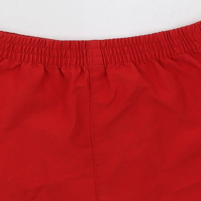 Reebok Boys Red  Polyester Sweat Shorts Size 3-4 Years  Regular  - Liverpool Football Club