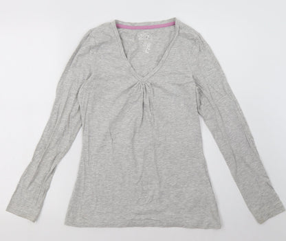 ESMARA Womens Grey  Cotton Pullover Sweatshirt Size 10  Pullover