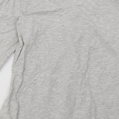 ESMARA Womens Grey  Cotton Pullover Sweatshirt Size 10  Pullover