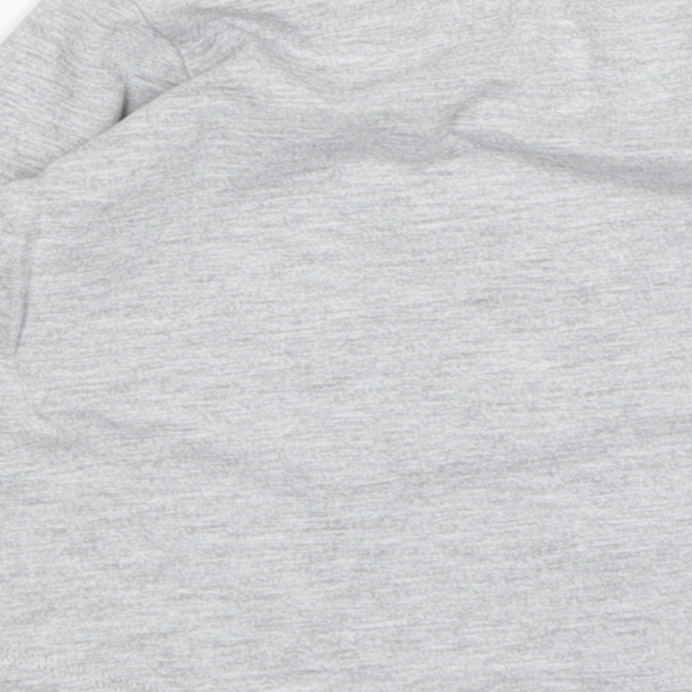 Matalan Girls Grey  Cotton Basic T-Shirt Size 9-12 Months Round Neck  - Daddy