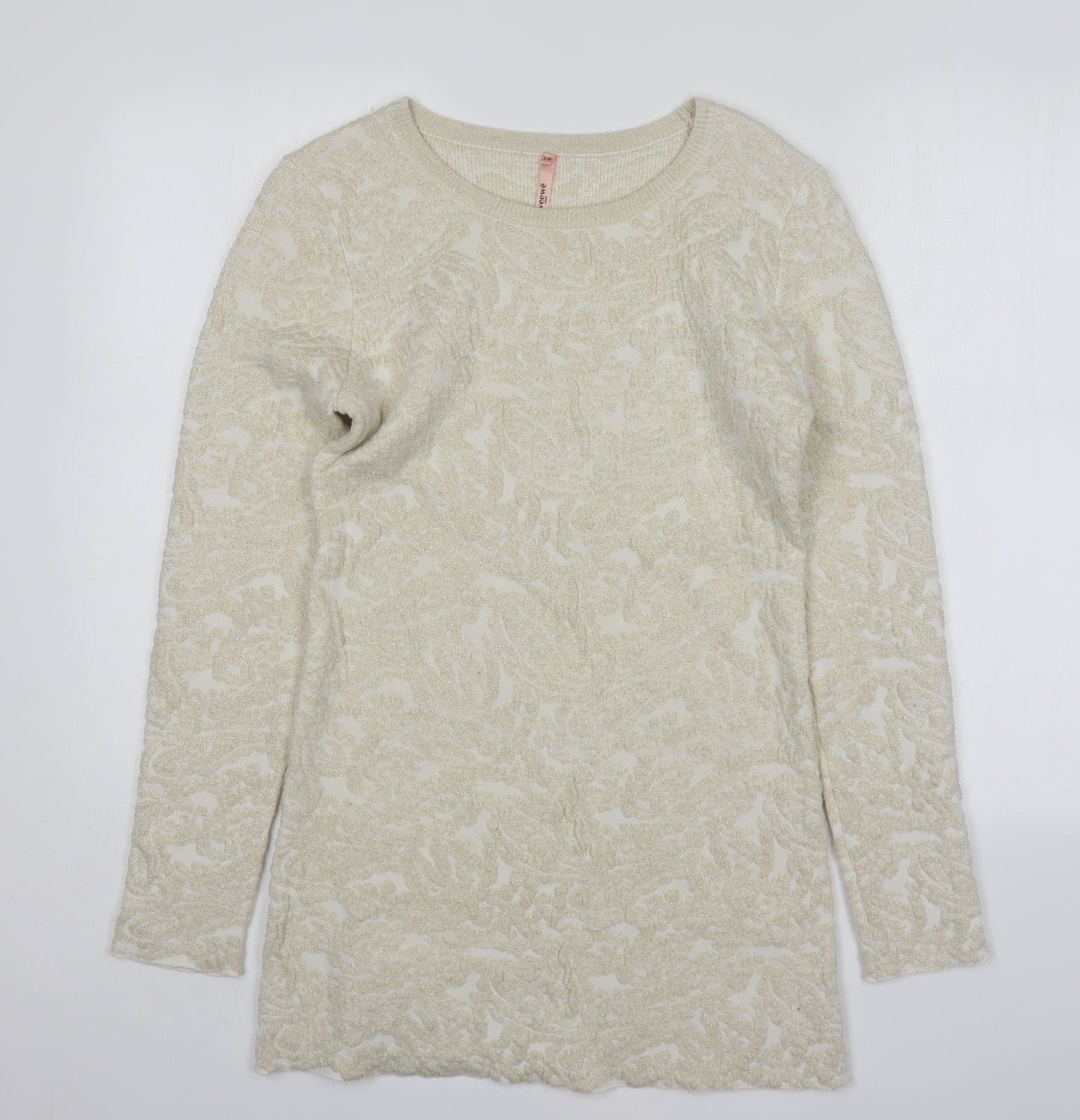 Womens UK Size S Sweewe Gold Pullover Jumper