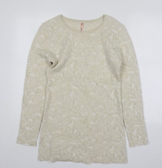 Womens UK Size S Sweewe Gold Pullover Jumper