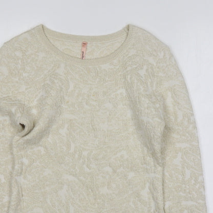 Womens UK Size S Sweewe Gold Pullover Jumper