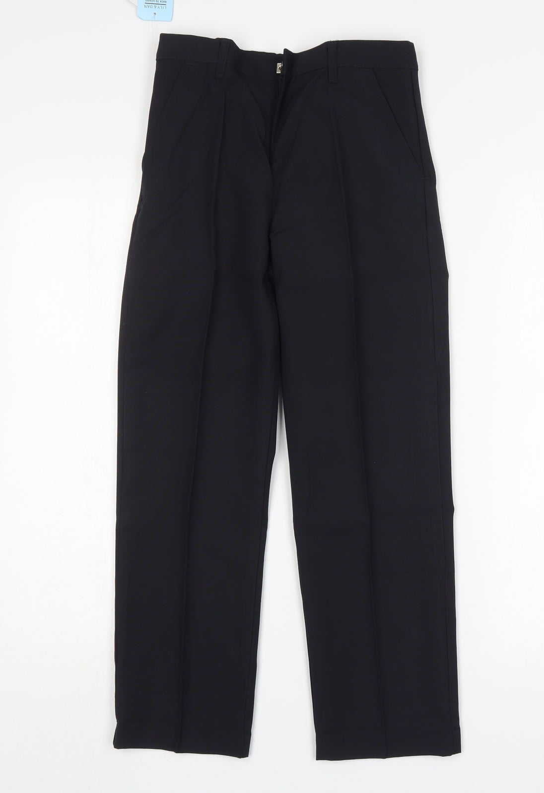Lily& Dan Boys Blue  Polyester Dress Pants Trousers Size 9 Years  Regular
