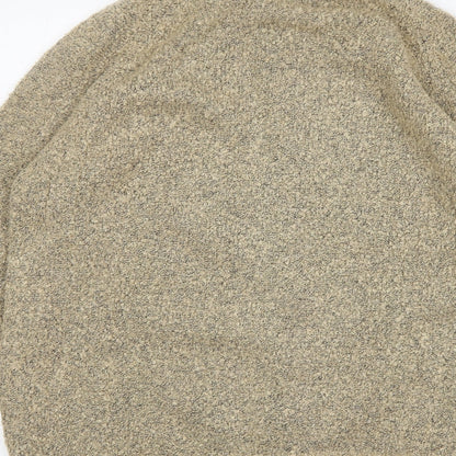 Womens UK Size M EWM Beige Full Zip Jumper