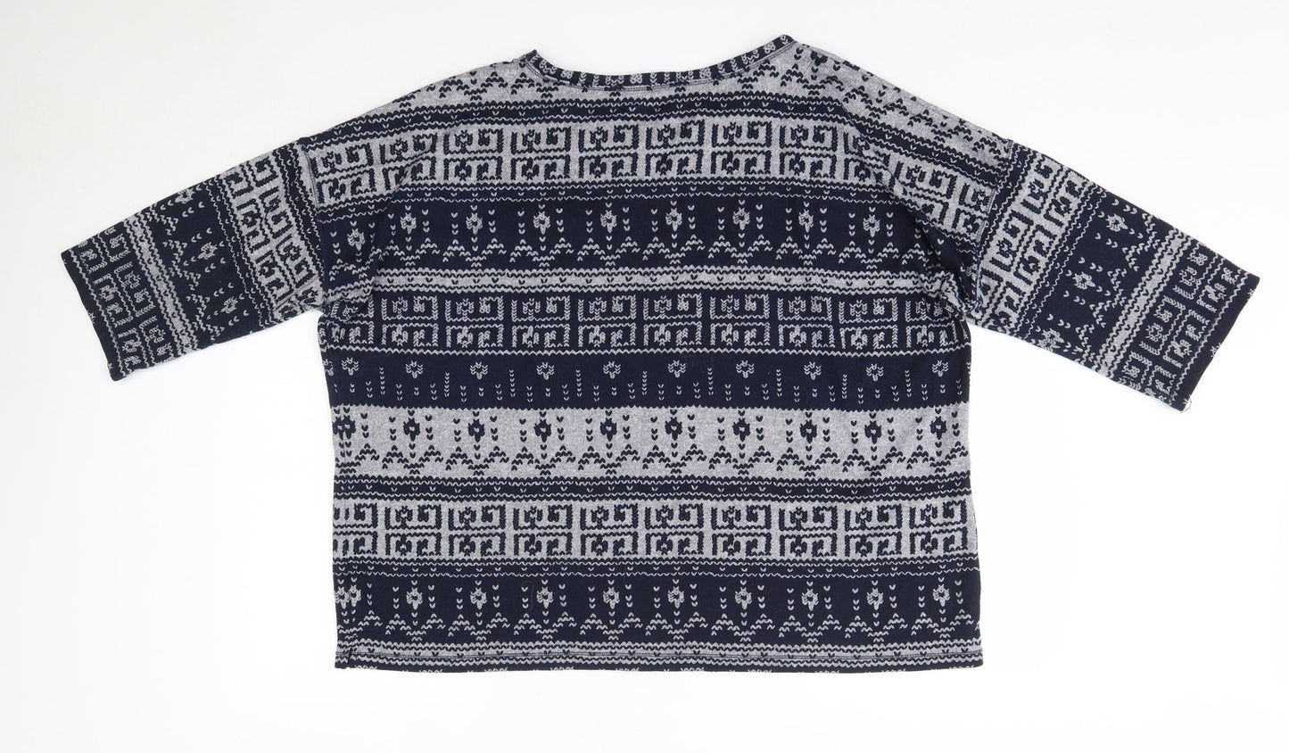 Womens UK Size 20 M&S Blue Pullover Jumper
