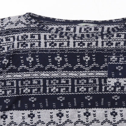 Womens UK Size 20 M&S Blue Pullover Jumper