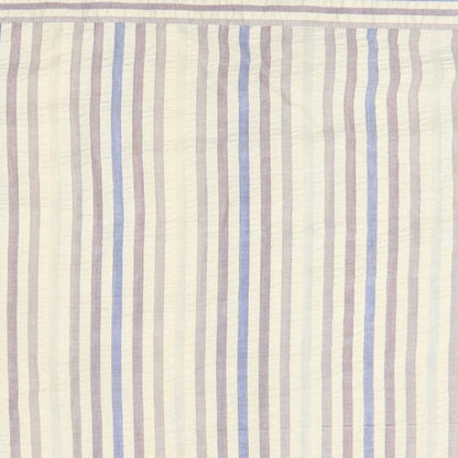 Brand and care label for Grenoville women’s multicoloured striped polyester basic button-up, size L, collared