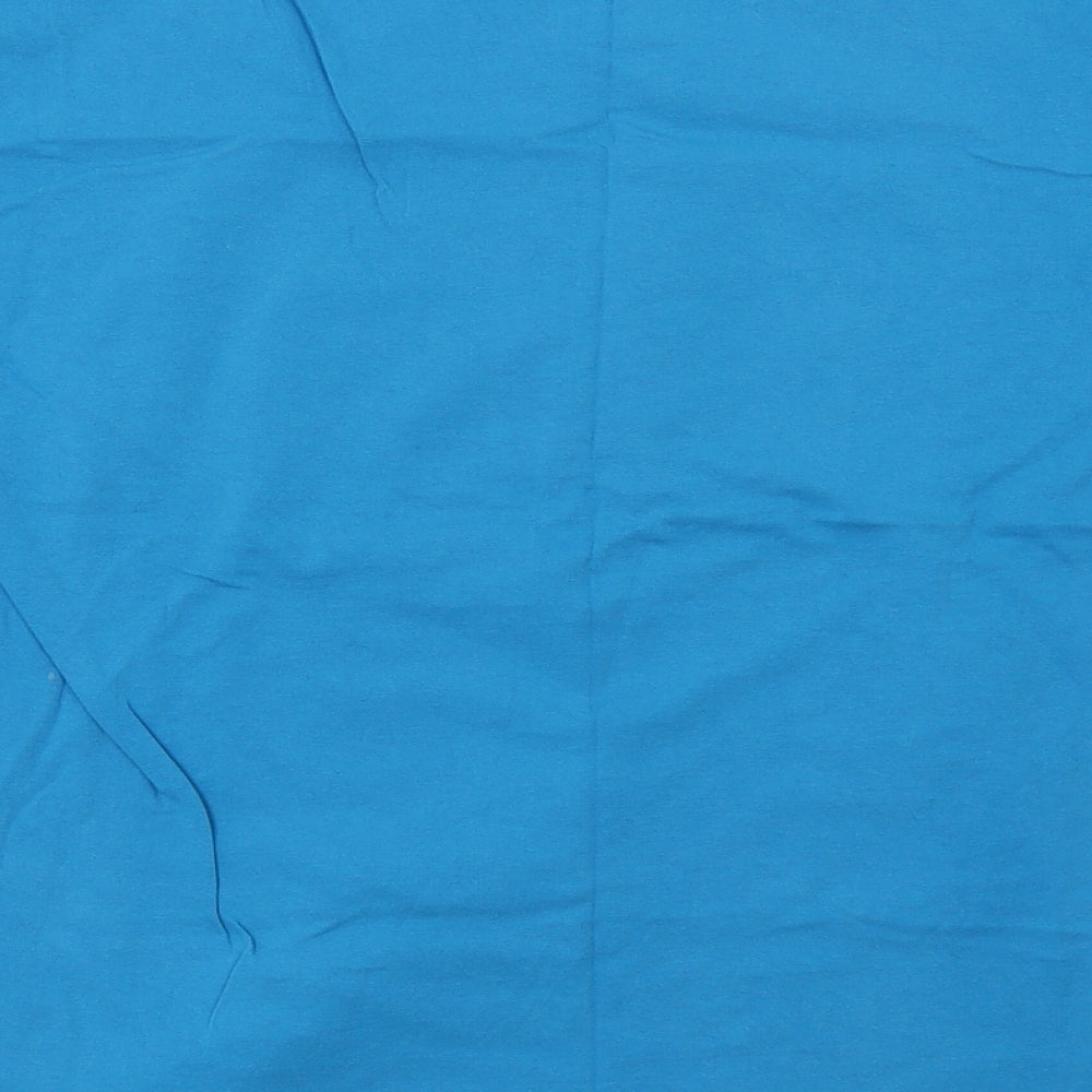 Fruit of the Loom Boys Blue  Cotton Basic T-Shirt Size 12-13 Years Crew Neck  - Gran Canaria