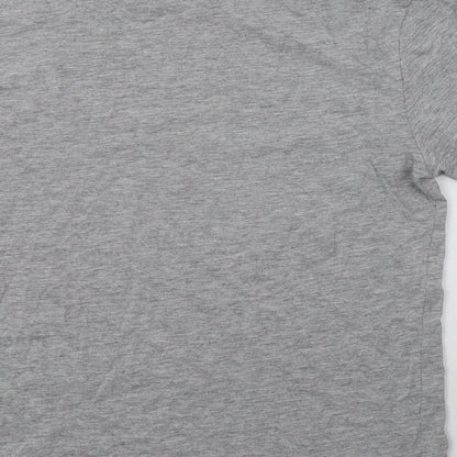 Womens UK Size XS H&M Grey Basic T-Shirt