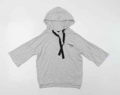 Primark Womens Grey  Viscose Pullover Hoodie Size S   - Amazing