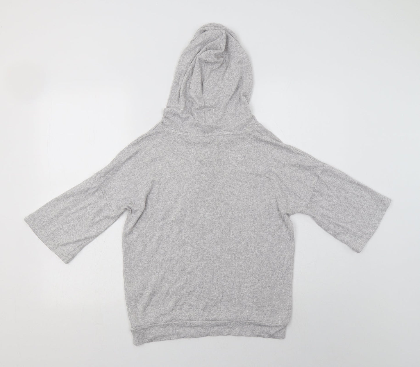Primark Womens Grey  Viscose Pullover Hoodie Size S   - Amazing