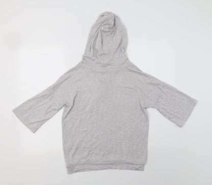 Primark Womens Grey  Viscose Pullover Hoodie Size S   - Amazing