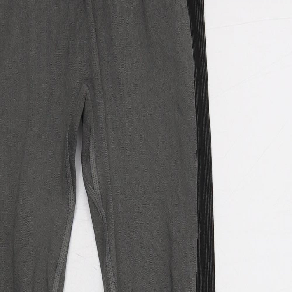 Soul & Courage Womens Grey  Nylon Compression Leggings Size S L26 in Regular