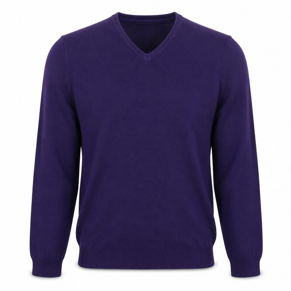 Mens UK Size S Marks and Spencer Purple Pullover Jumper